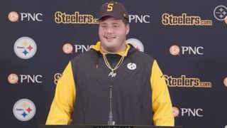 Pittsburgh Steelers' Newest Guard Nate Herbig Quips, "I'll Play Punter If They Want Me To" And Speaks On Andy Weidl (Nate Herbig). Photo by Steelers.com
